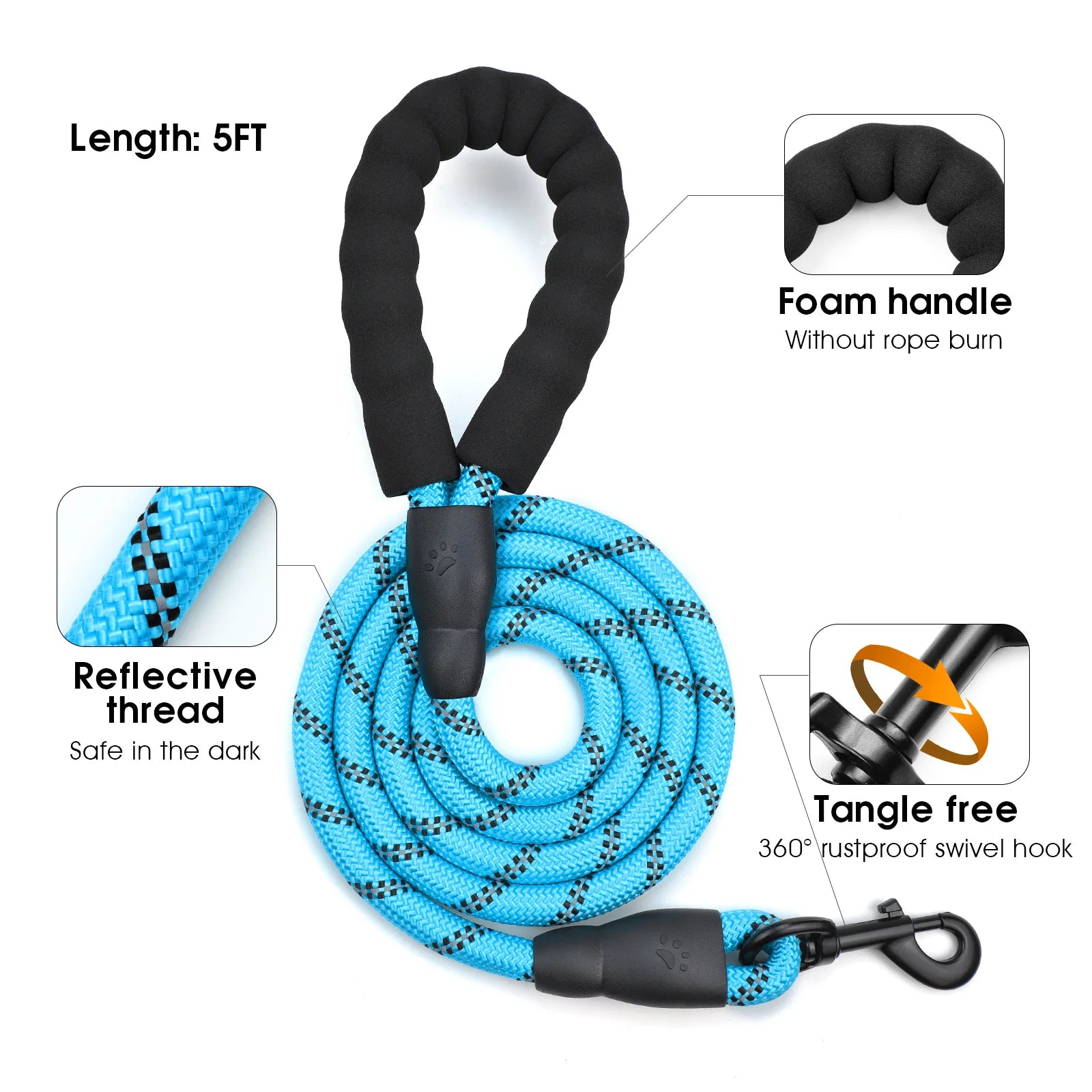No-Pull Dog Harness & Leash Set