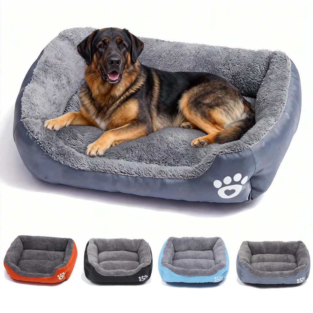 Plush Square Dog Sofa Bed