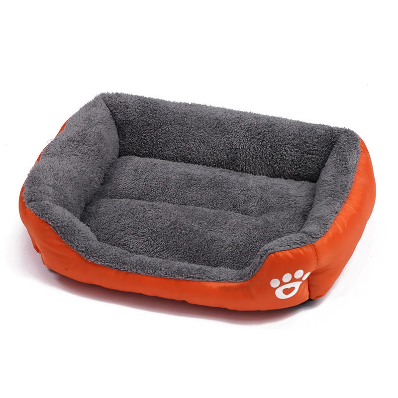 Plush Square Dog Sofa Bed